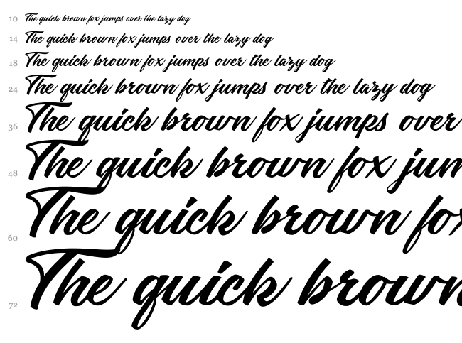 Black Diamonds font waterfall